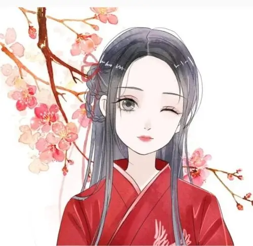 留言者头像：紫灰色圆形剪影